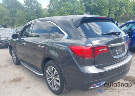 2015 Acura Mdx Technology Package из США, поврежденный, VIN 5FRYD3H43FB001362